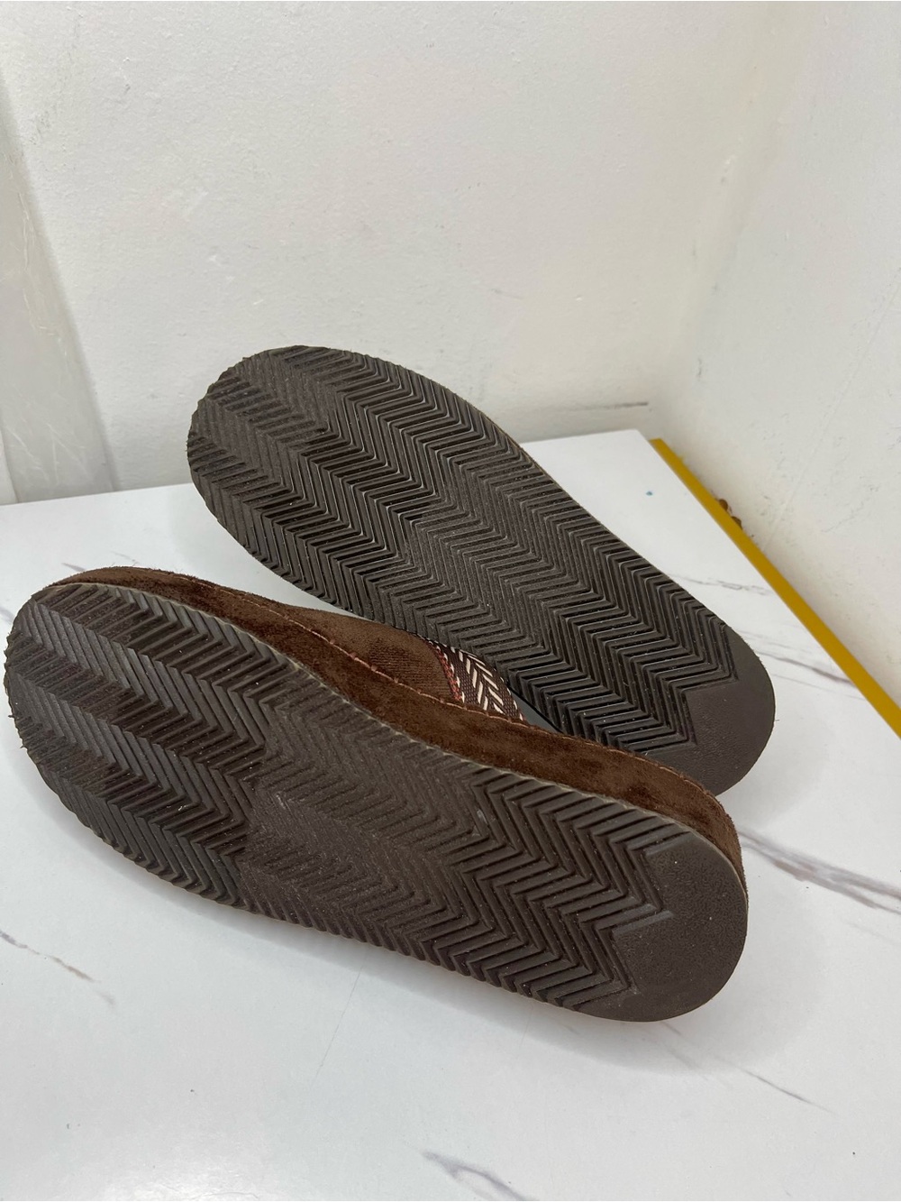 Skechers Brown Chocolate Suede Slip-On Clog Mule with Braided Trim Size 8 - Picture 11 of 13